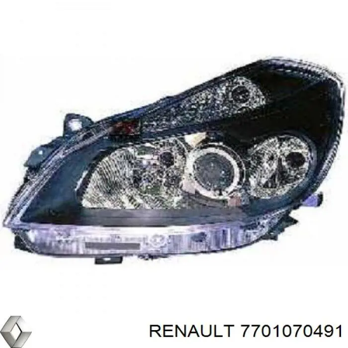 7701070491 Renault (RVI) Luz esquerda