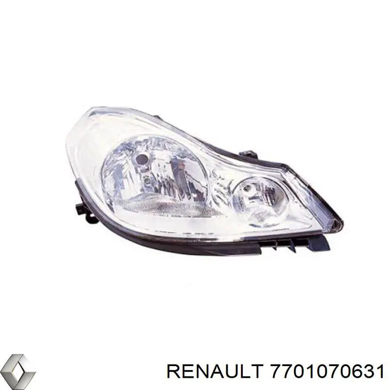 Luz direita Renault (RVI) 7701070631 preço, a partir de 133,67 USD