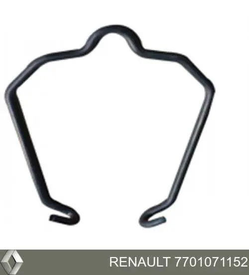 7701071152 Renault (RVI) Braçadeira de cano derivado de intercooler