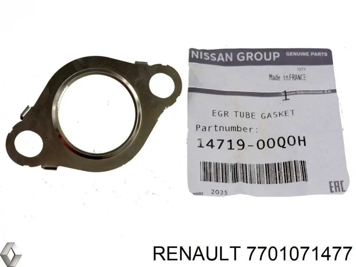 Vedante de tubo coletor de escape Renault (RVI) 7701071477 preço, a partir de 18,82 USD