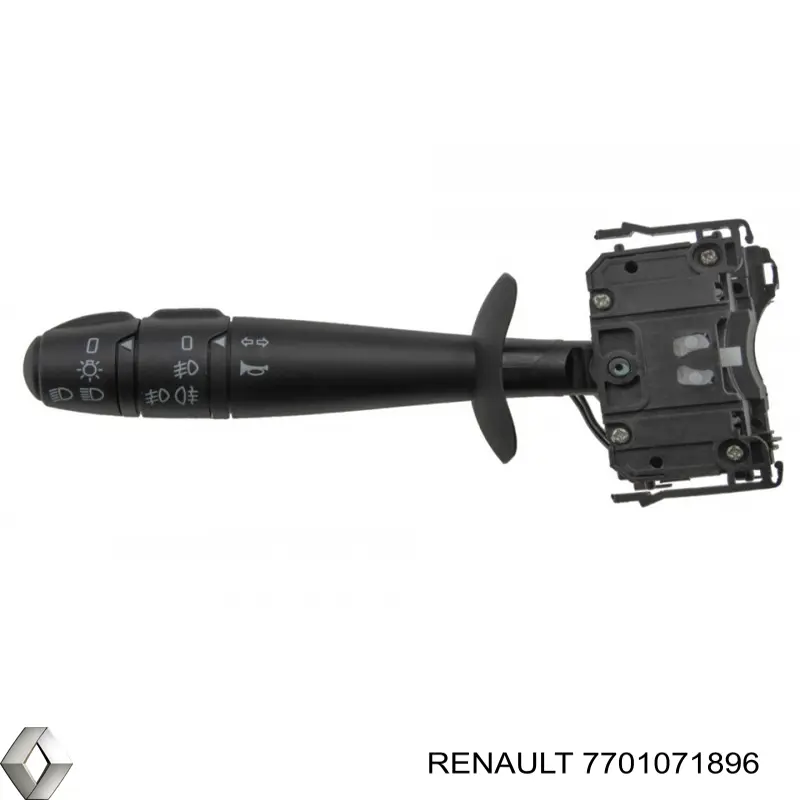 Compre 7701071896 Renault (RVI) Comutador esquerdo instalado na coluna da direção