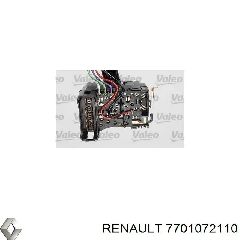 Compre 7701072110 Renault (RVI) Comutador esquerdo instalado na coluna da direção