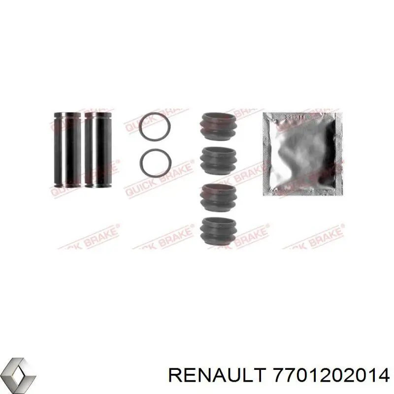 Suporte do freio dianteiro esquerdo 7701202014 Renault (RVI)