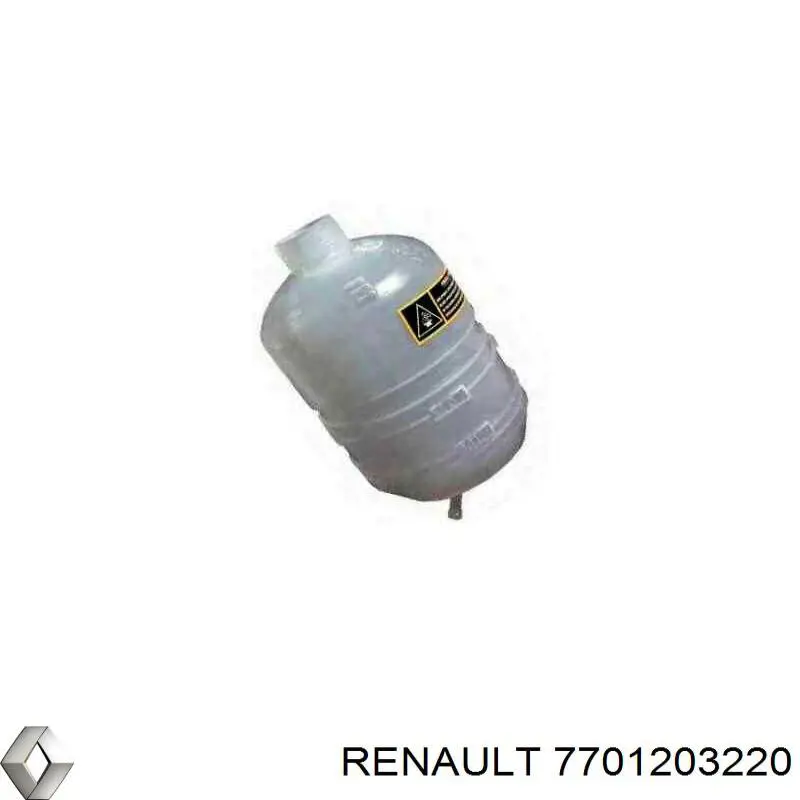 7701203220 Renault (RVI) Tanque de expansão do sistema de esfriamento
