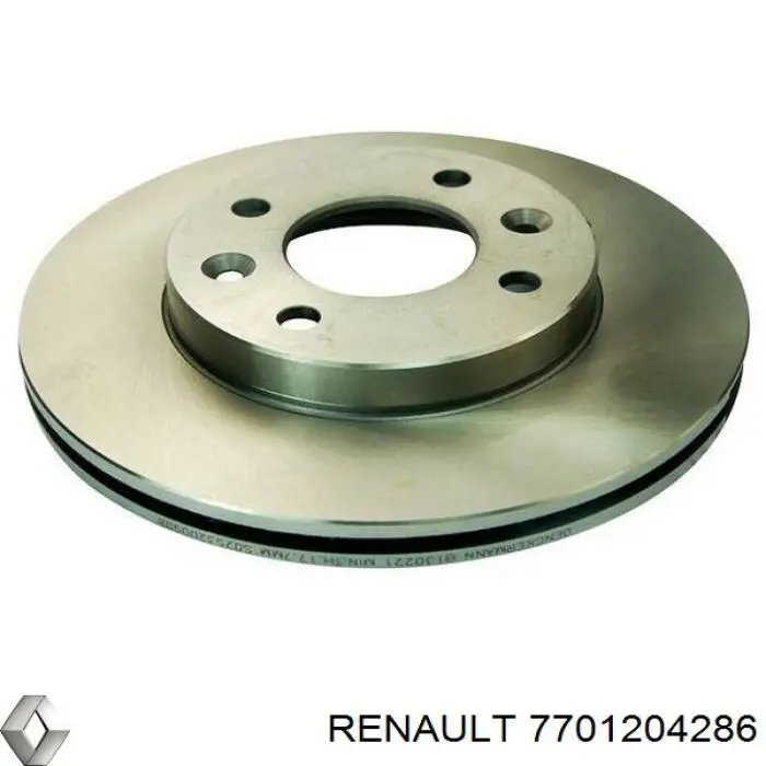 Compre 7701204286 Renault (RVI) Disco do freio dianteiro
