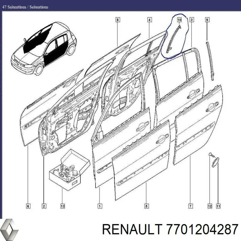 Compre 7701204287 Renault (RVI) Disco do freio traseiro