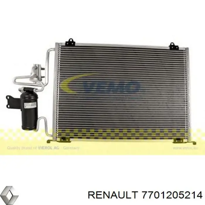 Radiador de aparelho de ar condicionado Renault (RVI) 7701205214 preço, a partir de 237,74 USD