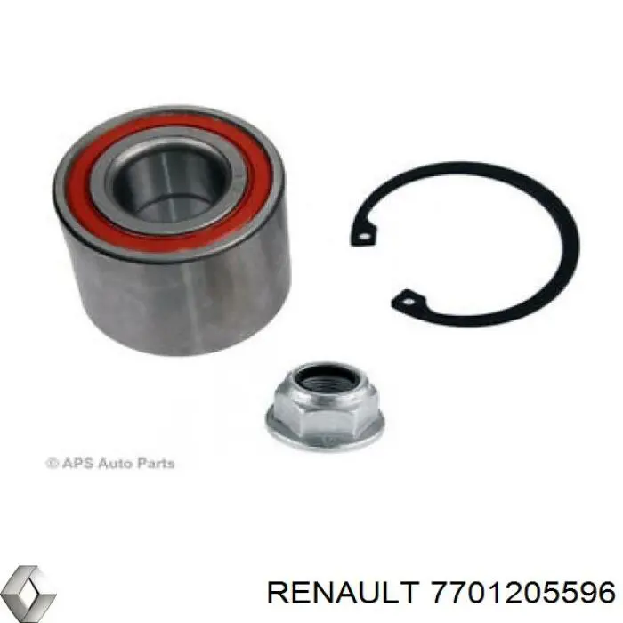 7701205596 Renault (RVI) Rolamento de cubo traseiro