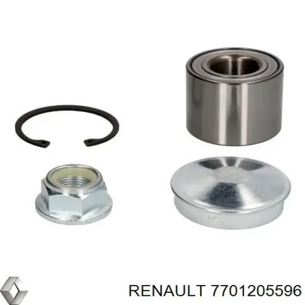 Compre 7701205596 Renault (RVI) Rolamento de cubo traseiro