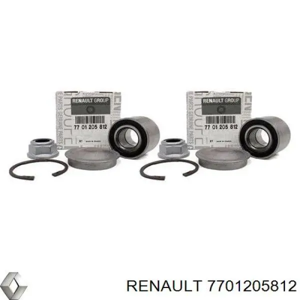 Rolamento de cubo traseiro Renault (RVI) 7701205812 preço, a partir de 29,27 USD