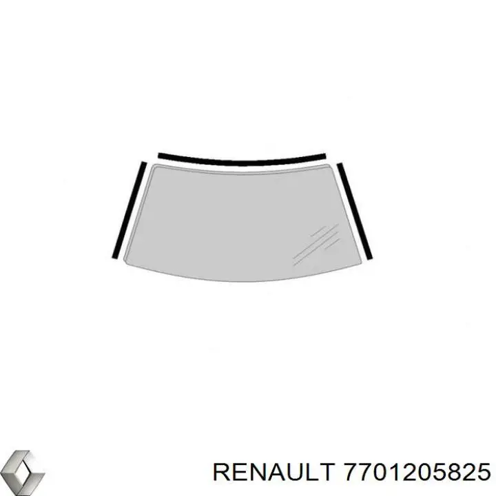 7701205825 Renault (RVI) Compactador de pára-brisas