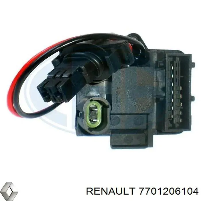 Resistor (resistência) de ventilador de forno (de aquecedor de salão) Renault (RVI) 7701206104 preço, a partir de 37,70 USD