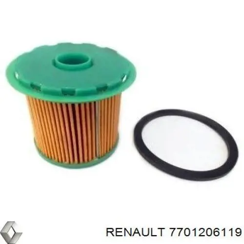 7701206119 Renault (RVI) Filtro de combustível