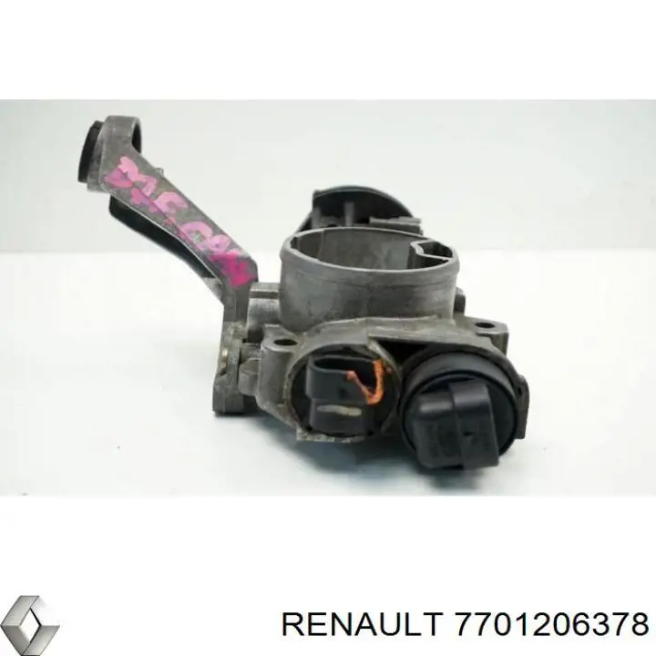 Válvula de borboleta montada Renault (RVI) 7701206378 preço, a partir de 52,43 USD