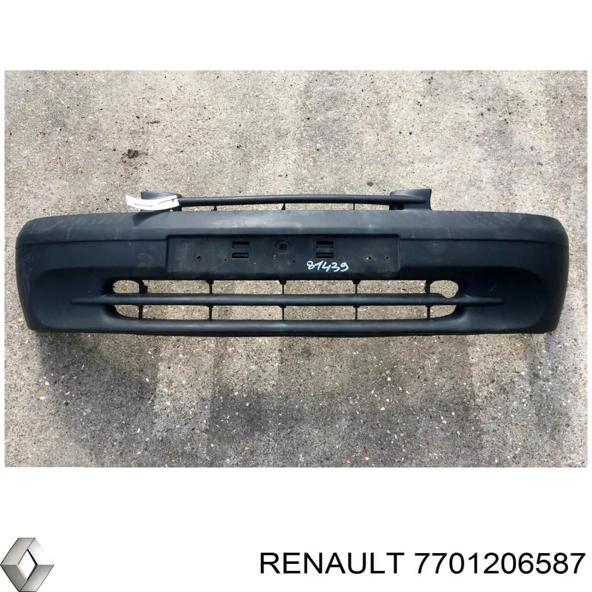7701206587 Renault (RVI) Pára-choque dianteiro