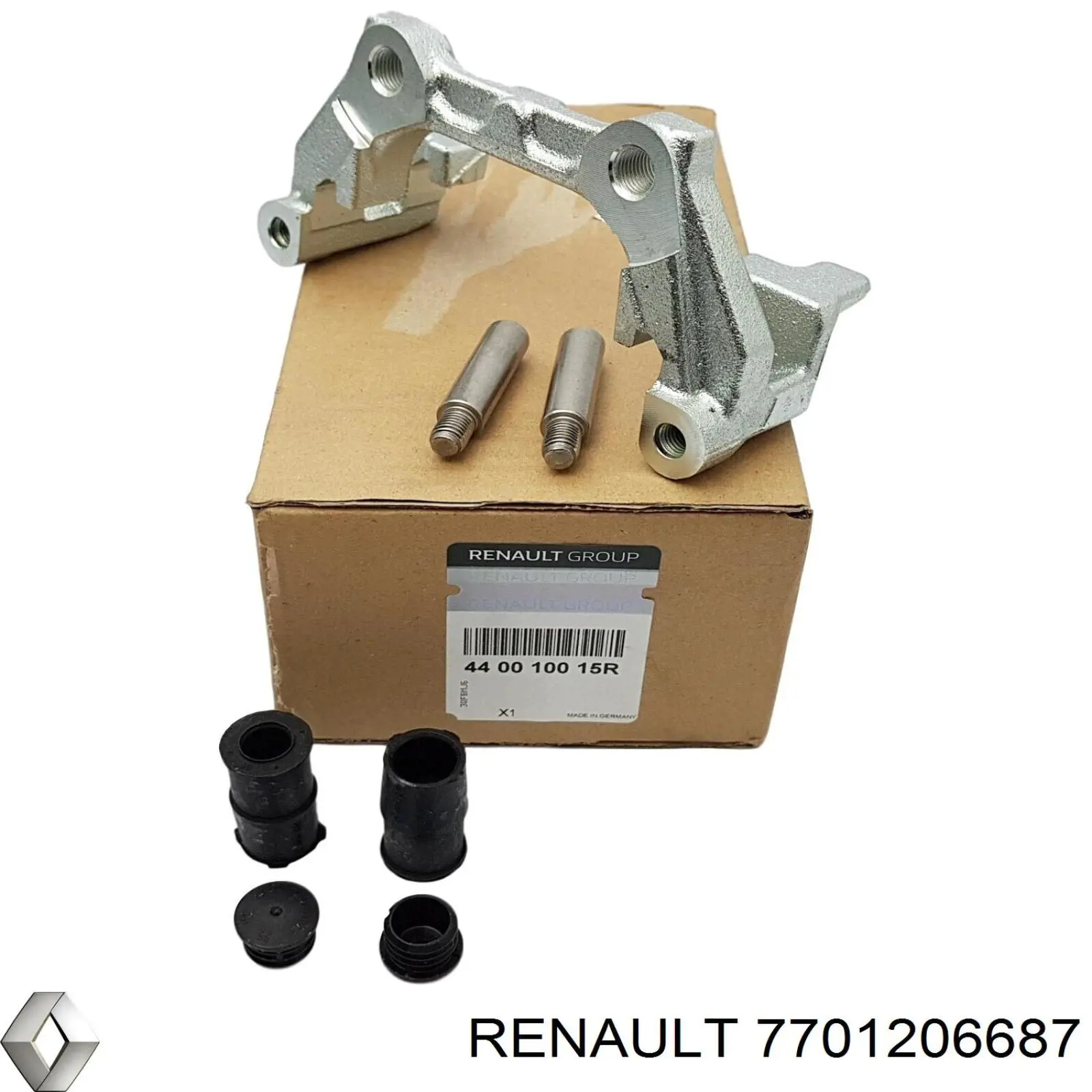 7701206687 Renault (RVI) Braçadeira do freio de suporte traseiro