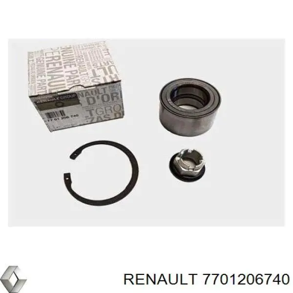 Compre 7701206740 Renault (RVI) Rolamento de cubo dianteiro