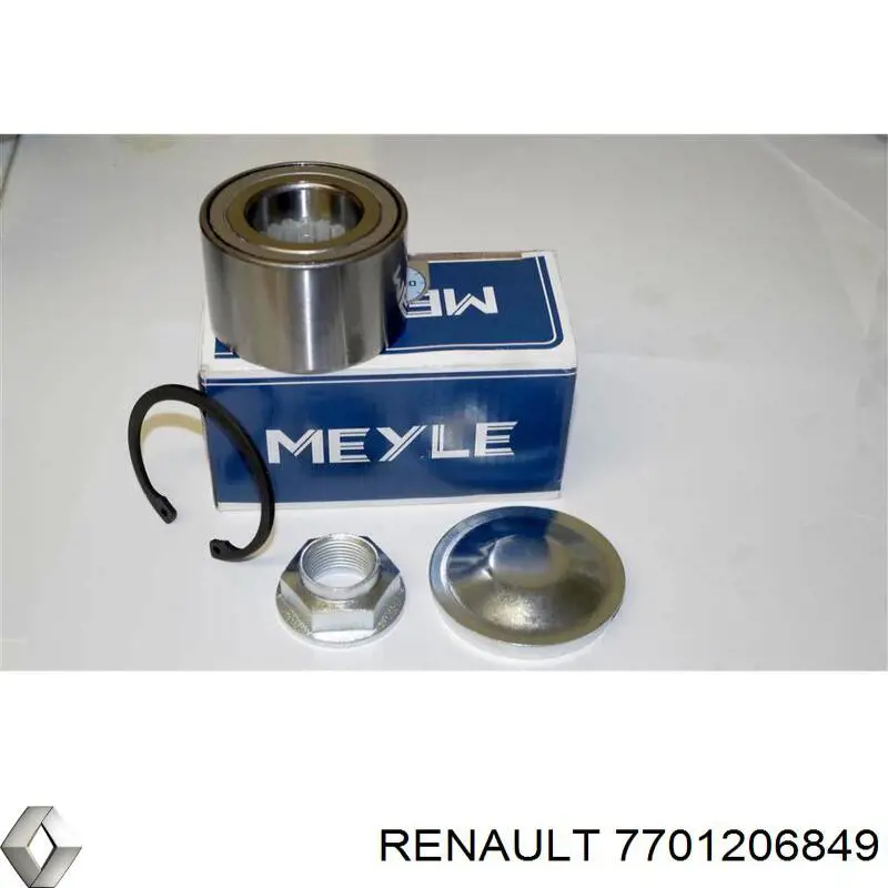 7701206849 Renault (RVI) Disco do freio traseiro