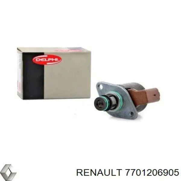 Compre 7701206905 Renault (RVI) Válvula de regulação de pressão (válvula de redução da Bomba de Combustível de Pressão Alta) Common-Rail-System
