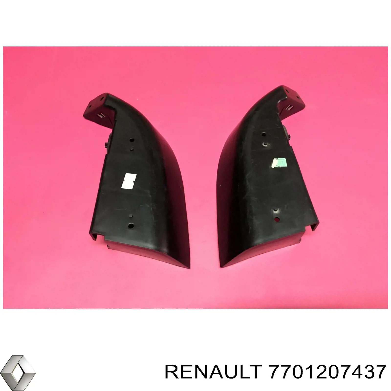 7701207437 Renault (RVI) Consola do pára-choque traseiro