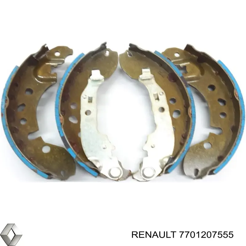 Sapatas do freio traseiras de tambor Renault (RVI) 7701207555 preço, a partir de 37,21 USD
