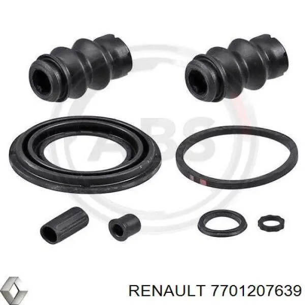 7701207639 Renault (RVI) Kit de reparação de suporte do freio traseiro