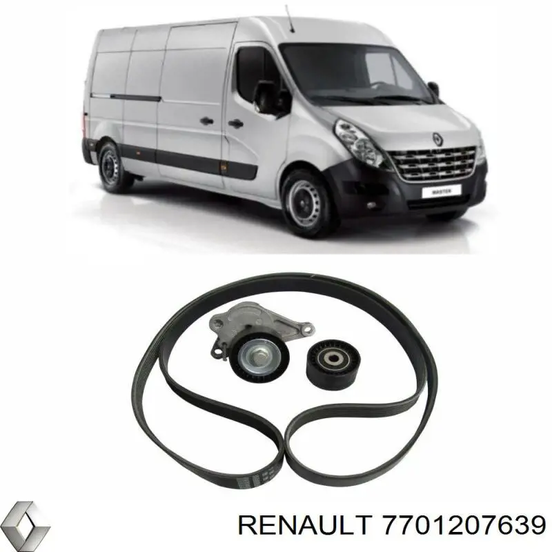 Compre 7701207639 Renault (RVI) Kit de reparação de suporte do freio traseiro