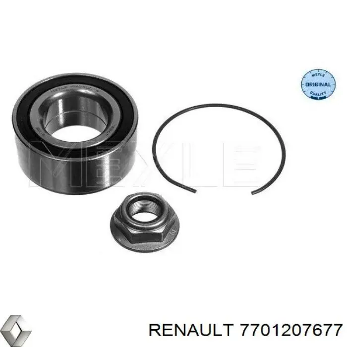 Compre 7701207677 Renault (RVI) Rolamento de cubo dianteiro