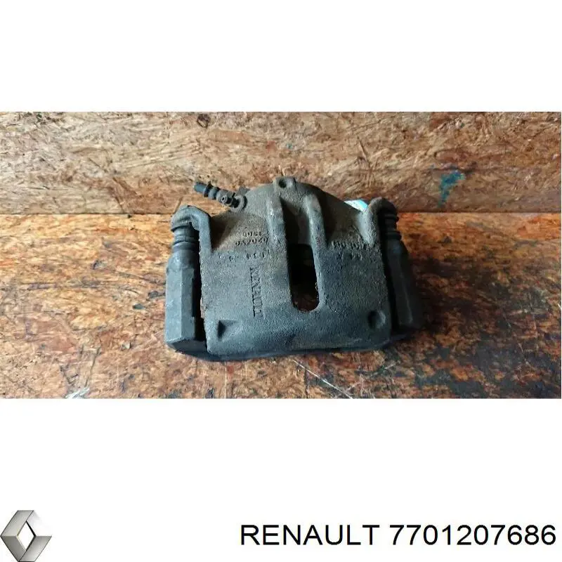 Suporte do freio dianteiro direito Renault (RVI) 7701207686 preço, a partir de 46,47 USD