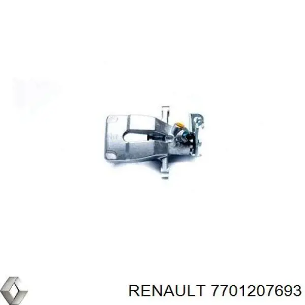 7701207693 Renault (RVI) Suporte do freio traseiro esquerdo