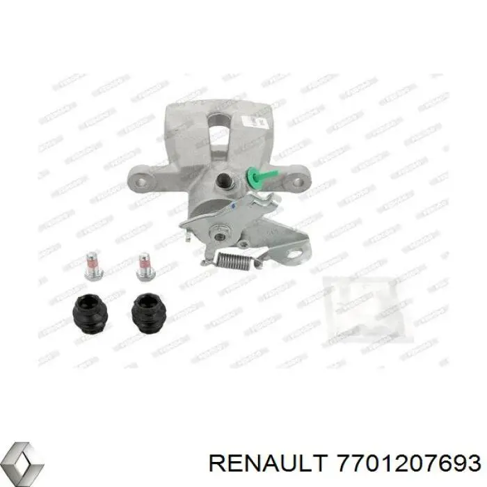 Compre 7701207693 Renault (RVI) Suporte do freio traseiro esquerdo