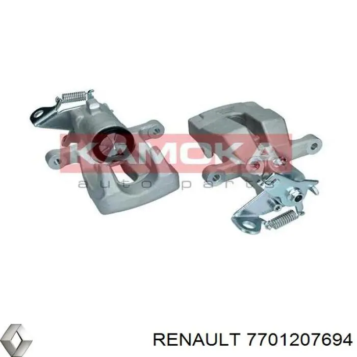 7701207694 Renault (RVI) Suporte do freio traseiro direito
