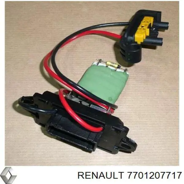 7701207717 Renault (RVI) Resistor (resistência) de ventilador de forno (de aquecedor de salão)