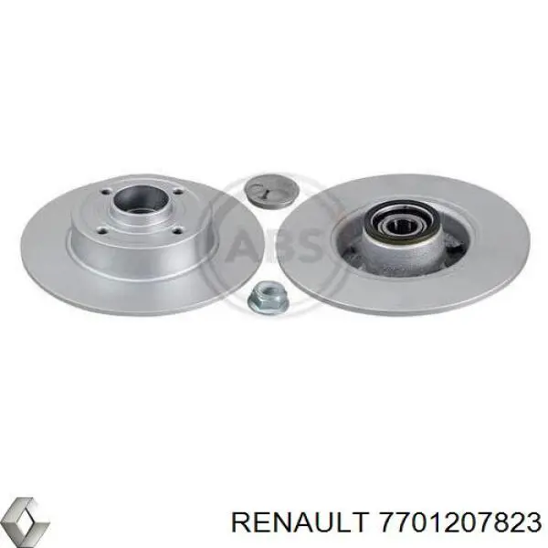 Disco do freio traseiro Renault (RVI) 7701207823 preço, a partir de 86,83 USD
