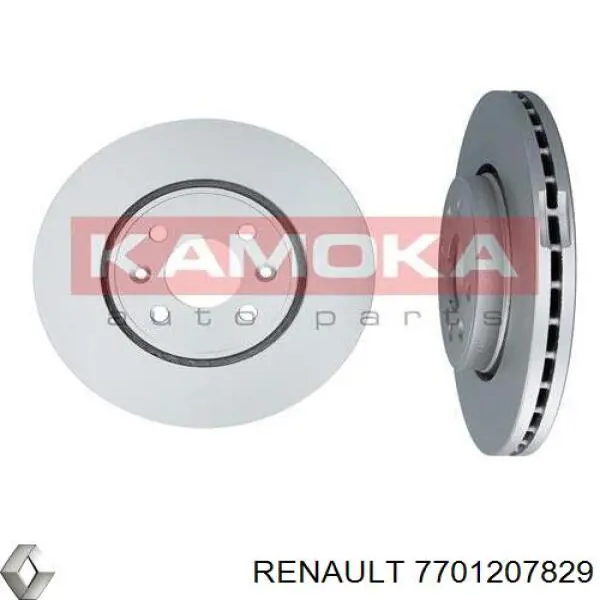 Compre 7701207829 Renault (RVI) Disco do freio dianteiro