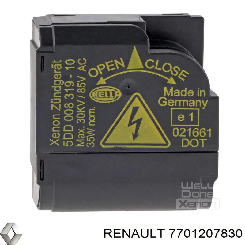 Unidade de encendido (xénon) Renault (RVI) 7701207830 preço, a partir de 124,50 USD