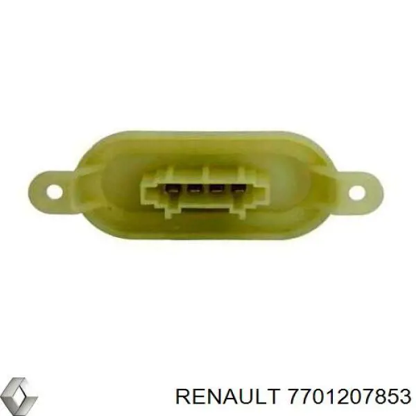 Resistor (resistência) de ventilador de forno (de aquecedor de salão) Renault (RVI) 7701207853 preço, a partir de 16,99 USD