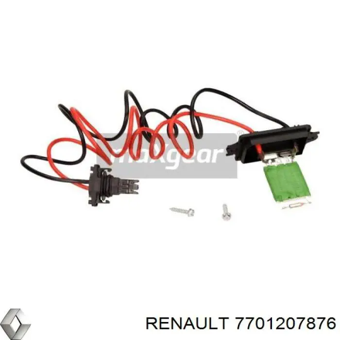 Resistor de motorzinho de ventilador de aparelho de ar condicionado Renault (RVI) 7701207876 preço, a partir de 38,10 USD