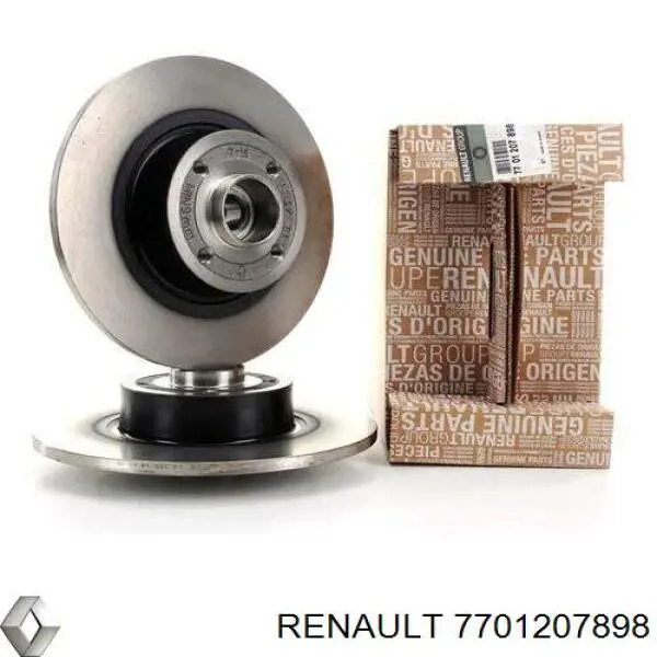 Compre 7701207898 Renault (RVI) Disco do freio traseiro