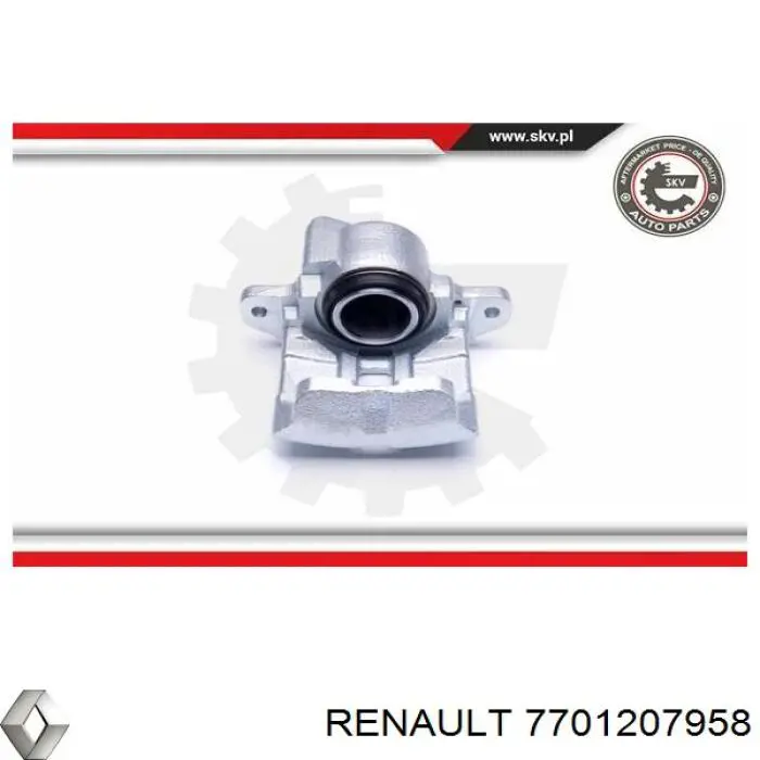 Suporte do freio dianteiro esquerdo Renault (RVI) 7701207958 preço, a partir de 54,58 USD