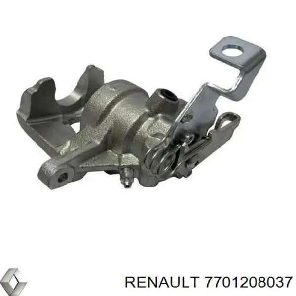7701208037 Renault (RVI) Suporte do freio traseiro direito