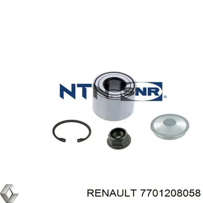 Rolamento de cubo traseiro Renault (RVI) 7701208058 preço, a partir de 32,65 USD