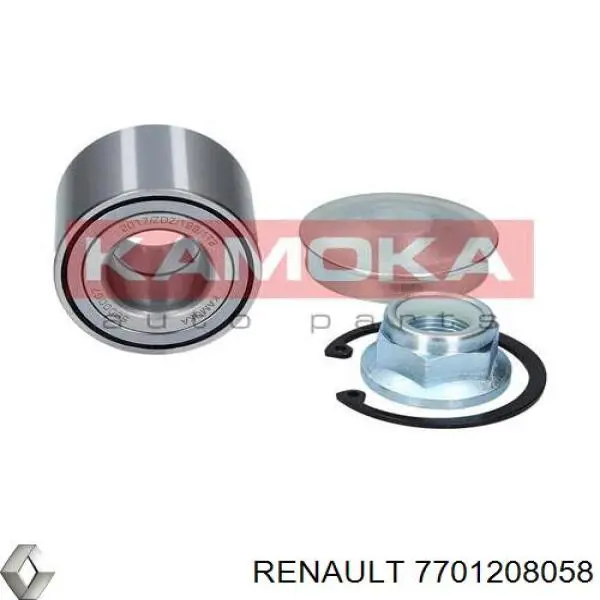 Compre 7701208058 Renault (RVI) Rolamento de cubo traseiro
