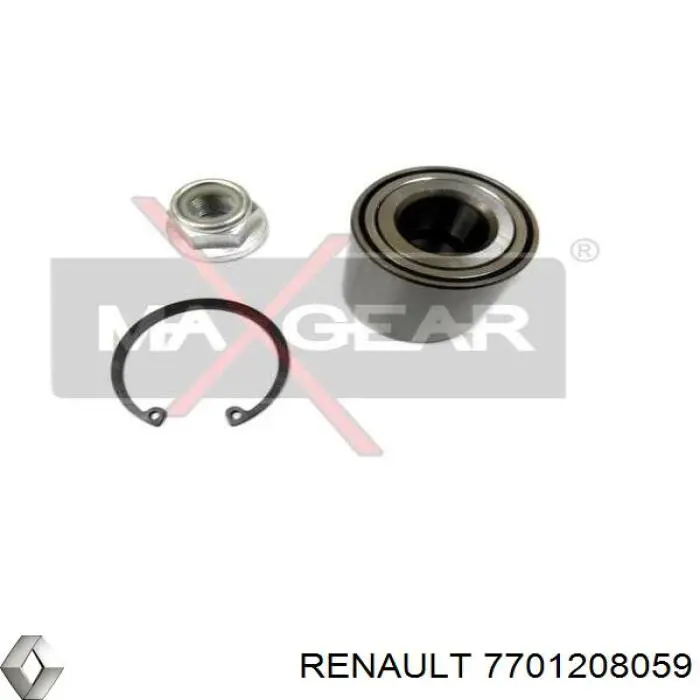 Rolamento de cubo traseiro Renault (RVI) 7701208059 preço, a partir de 39,34 USD