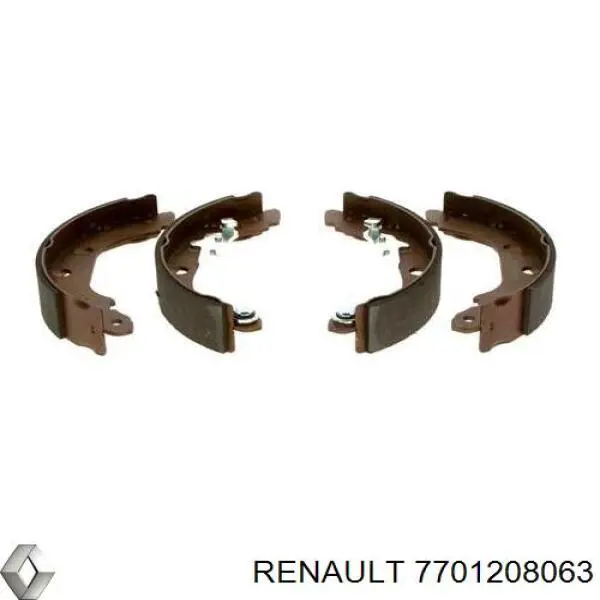 Sapatas do freio traseiras de tambor Renault (RVI) 7701208063 preço, a partir de 43,95 USD