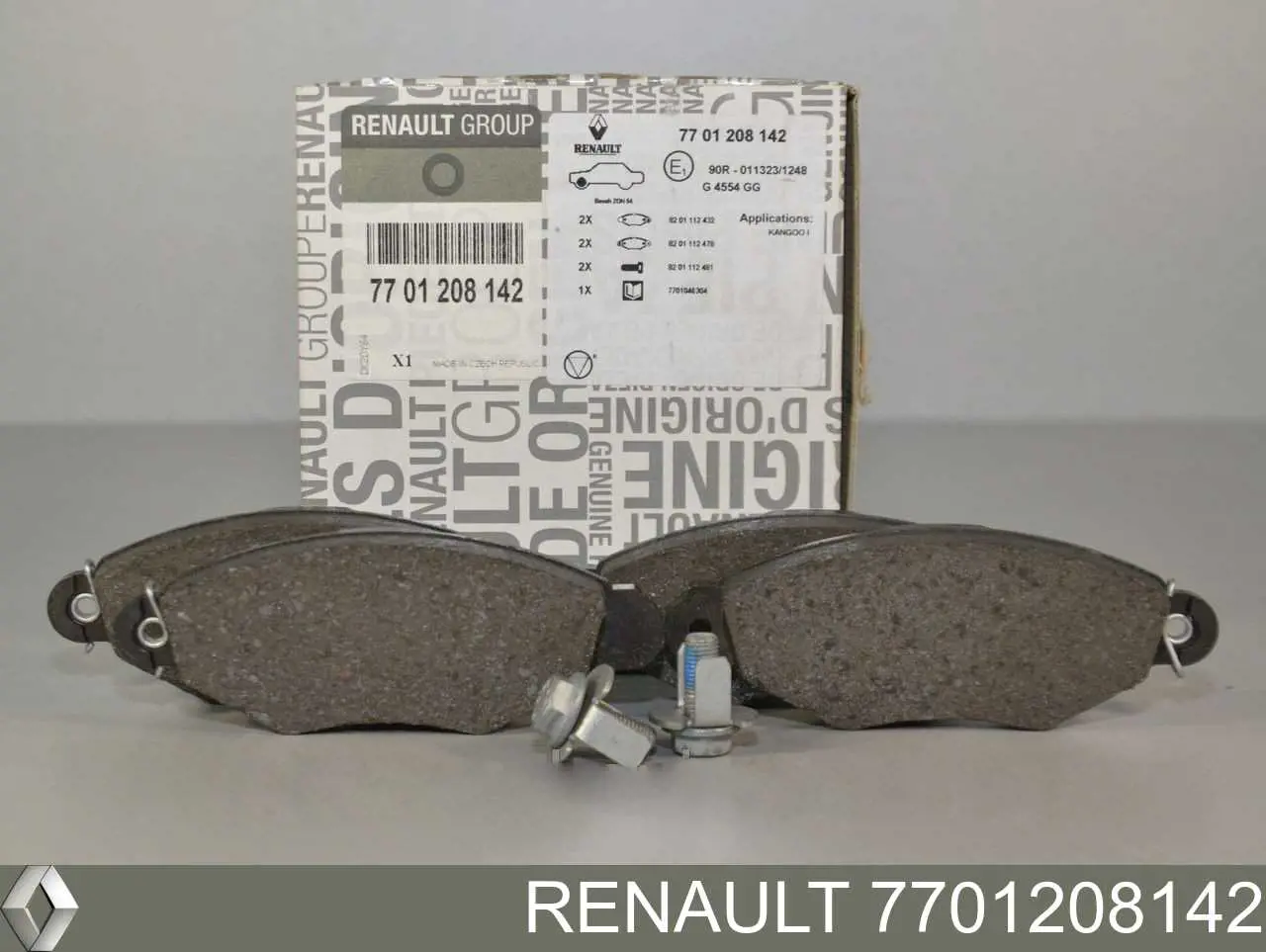7701208142 Renault (RVI) Sapatas do freio dianteiras de disco