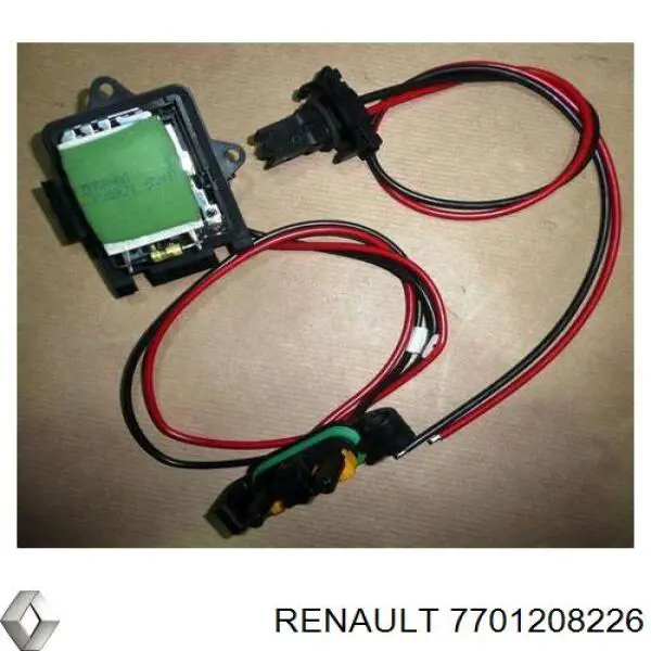 Resistor (resistência) de ventilador de forno (de aquecedor de salão) Renault (RVI) 7701208226 preço, a partir de 34,27 USD