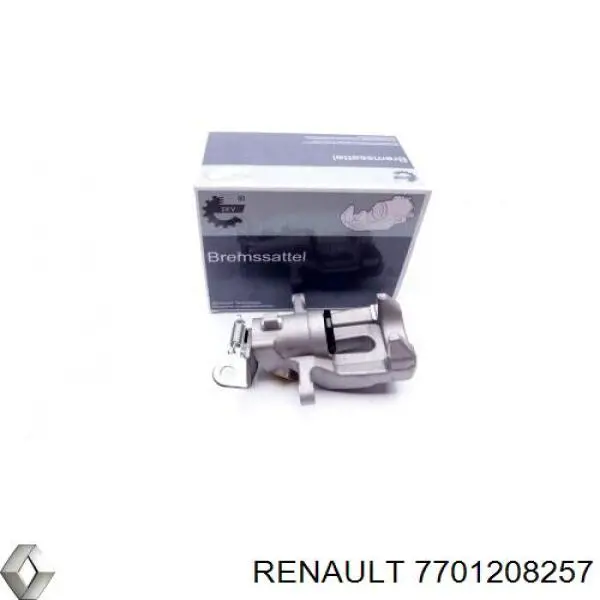Compre 7701208257 Renault (RVI) Suporte do freio traseiro direito
