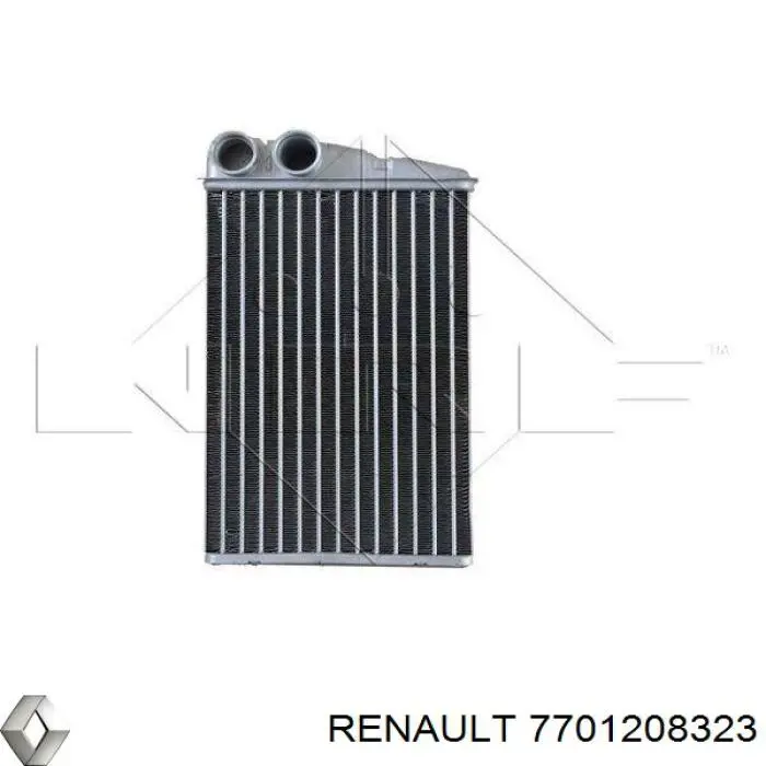 Radiador de forno (de aquecedor) Renault (RVI) 7701208323 preço, a partir de 45,28 USD