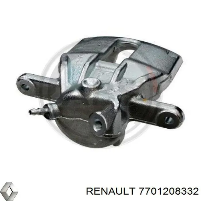 7701208332 Renault (RVI) Suporte do freio dianteiro esquerdo